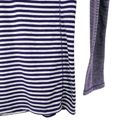 Columbia Shirt Women’s Size‎ M Heather Striped 1/4 Zip Long Sleeve Mock Neck - Picture 9 of 11